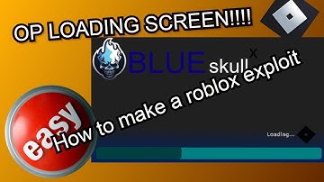 ROBLOX EXPLOIT HOW TO MAKE YOUR OWN OP LOADING SCREEN !!!!
