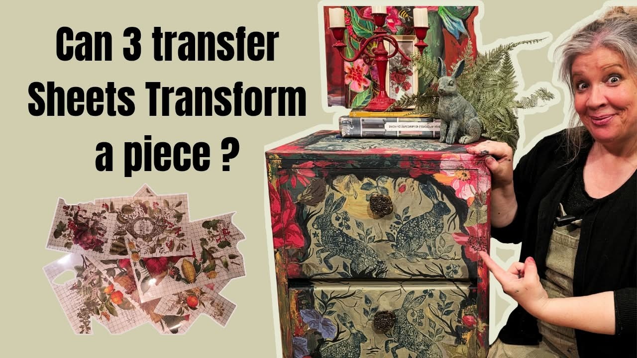 Have you got leftover bits of transfers, DO THIS!