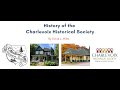 History of the charlevoix historical society