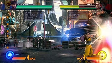 MARVEL VS. CAPCOM: INFINITE Strider one meter combo 5969 dmg