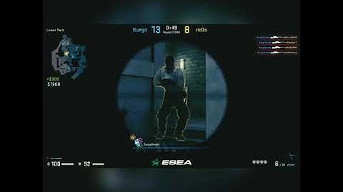 Ace with AWP. 5 bullets = 5 kills