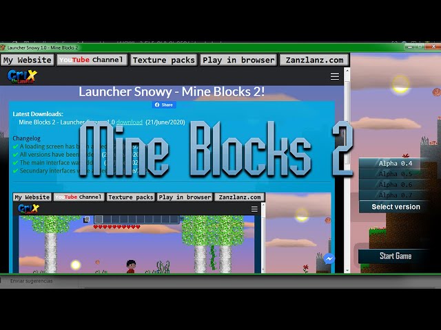 Mine Blocks 2 : Zanzlanz : Free Download, Borrow, and Streaming : Internet  Archive