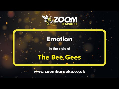 The Bee Gees - Emotion - Karaoke Version from Zoom Karaoke