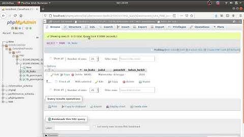 Perintah DML pada phpmyadmin - XAMPP