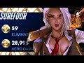 59 ELIMS - SUREFOUR INSANE DPS ASHE! [ OVERWATCH SEASON 21 TOP 500 ]