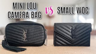 2 most AFFORDABLE & TIMELESS YSL BAGS comparison | Mini Lou Camera bag vs small WOC 2 most AFFORDABLE & TIMELESS YSL BAGS comparison | Mini Lou Camera bag vs small WOC