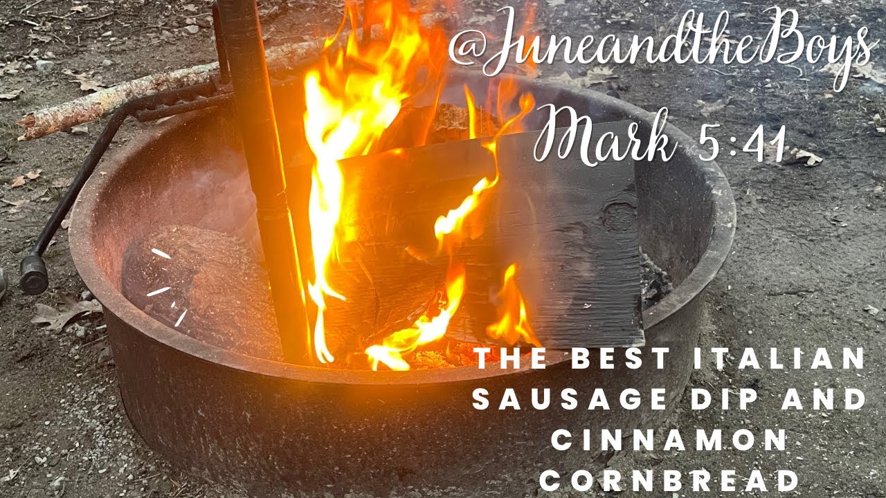 The BEST Italian Sausage Dip and Cinnamon Cornbread in the Dutch Oven! YouTube