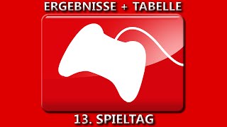 ERGEBNISSE + TABELLE I 13. SPIELTAG
