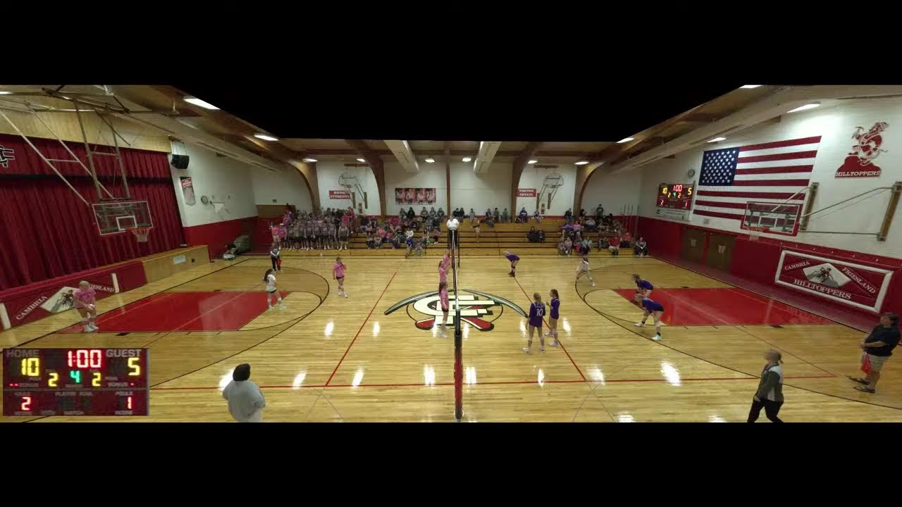 CambriaFriesland vs. Dodgeland Varsity Womens' Volleyball YouTube