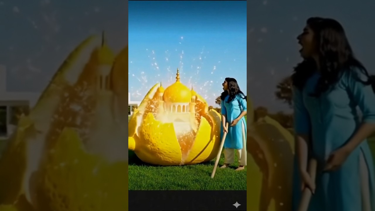 Amazing AI Magic: Mosque inside a Lemon! 🍋🕌 | AI Art 