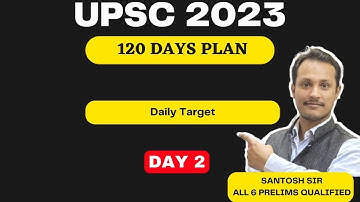 PRELIMS 2023 120 DAYS DAY 1 TARGET#cseprelims #ias2023 #prelims2023
