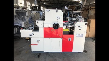 HOT SALES MODEL: SINGLE COLOR OFFSET PRINTING MACHINE WITH NUMBERING&PERFORATING ZR47IINP -ZONGRUI