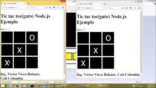 Node.js Juego de Tres en Línea(1/3), Tic tac toe, El gato,  tres en raya, totito screenshot 4