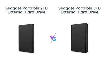 Seagate 2TB vs 5TB External Hard Drive Comparison