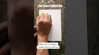 #oilpastel #technique #method #simplicity #landscape #kids #learning #vlogs #shorts