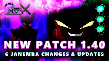 HOW TO PLAY JANEMBA: 6 BRAND NEW UPDATES & BUFFS ⚔️ DBFZ 1.40 Visual Guide