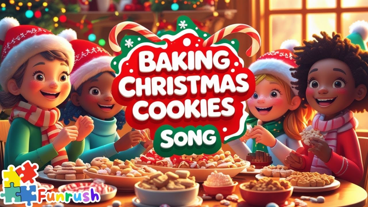 Baking Christmas Cookies Song | Christmas & New Year Songs | Funrush Nursery Rhymes & Kids Songs