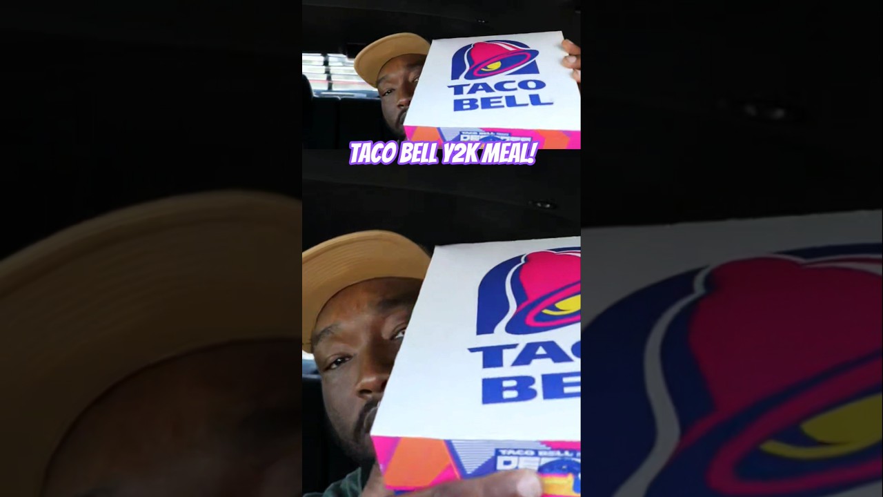 Trying Taco Bell’s Y2K luxe Box! 