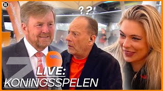 DE KONING en JUTTA LEERDAM BEANTWOORDEN JULLIE VRAGEN! 😱👑| Opening Koningsspelen LIVE | Zappsport