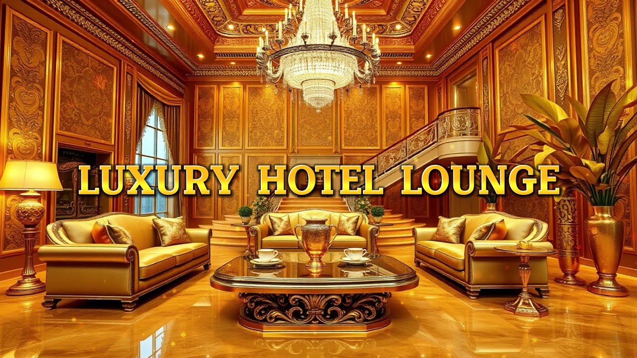 Luxury Hotel Lounge Music 🌙 Ethereal Jazz Saxophone Instrumental for ...