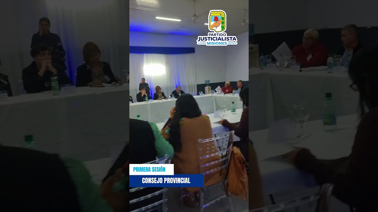Primera Sesión del Consejo del Partido Justicialista de Misiones