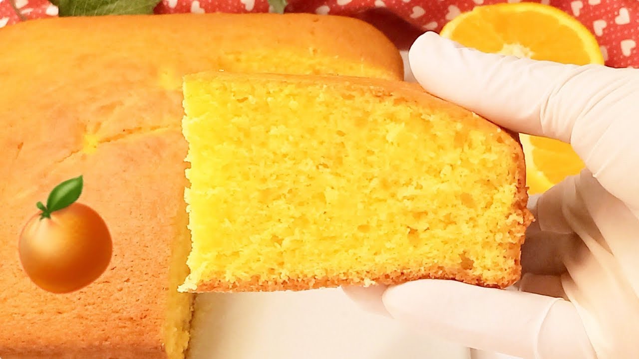 عندك 3 أكواب دقيق وعصير البرتقال تعالى نعمل كيكة برتقال🍊🌼🍊🌼 