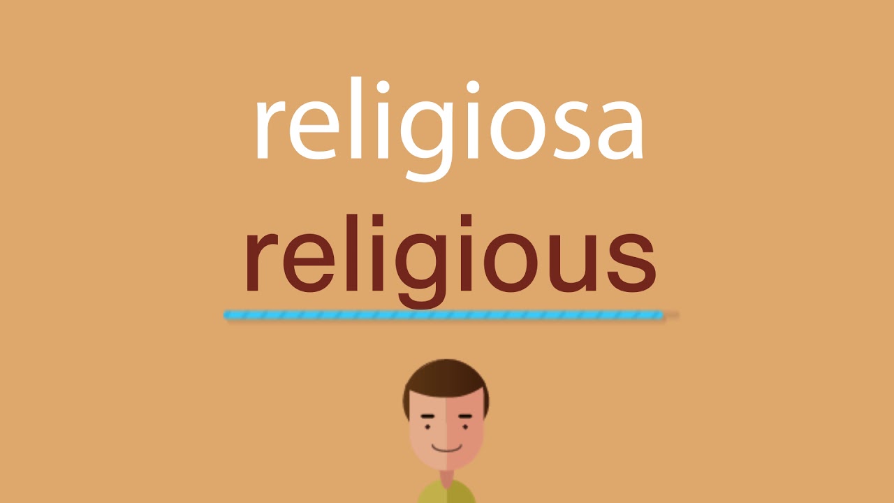 Cómo se dice religiosa en inglés religious synonym