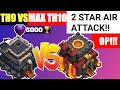 Th9 vs Th10 (max) 2 star attack strategy | Th9 legend attacks | clash of clans | COC