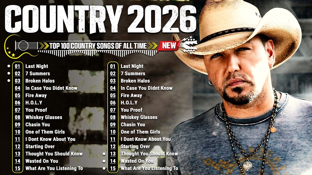 ⁣Country Music Playlist 2026 🎧 Jason Aldean, Morgan Wallen, Luke Combs, Chris Stapleton, Kane Brown