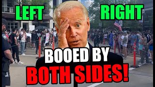 LOL. Joe Biden got booed by BOTH SIDES during this event!
