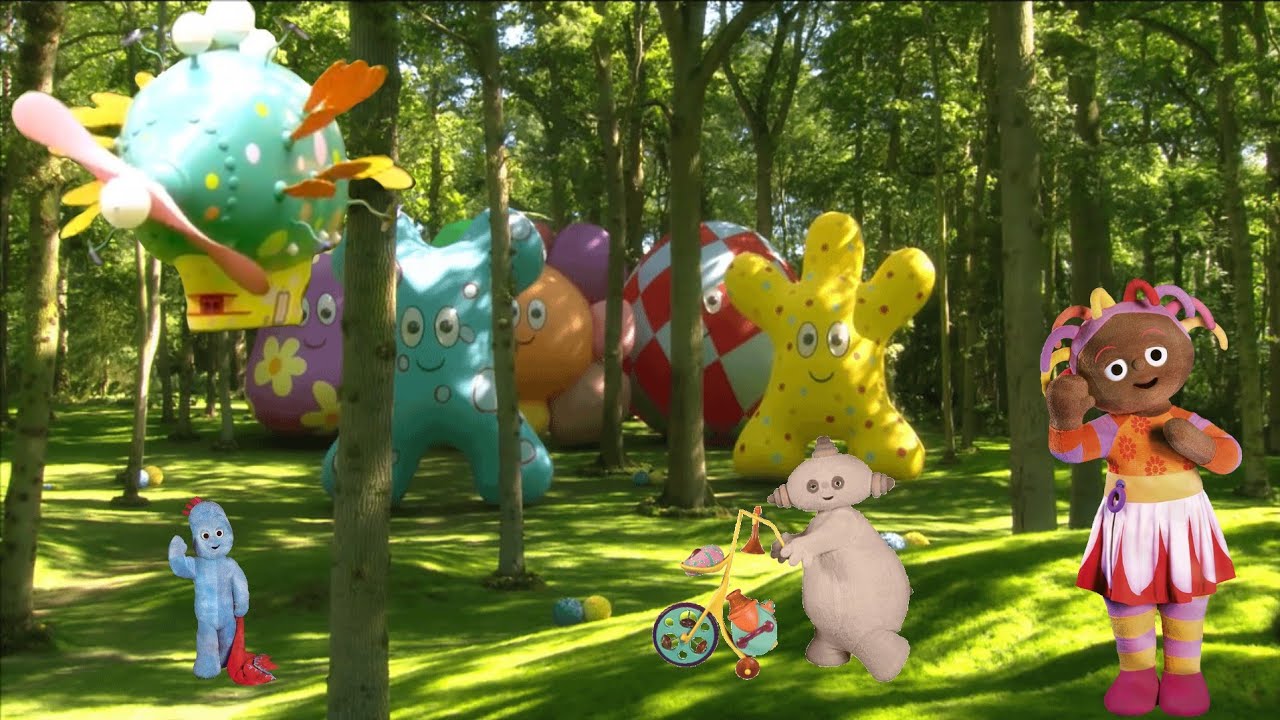 In the night garden the pinky ponk want a kiss 