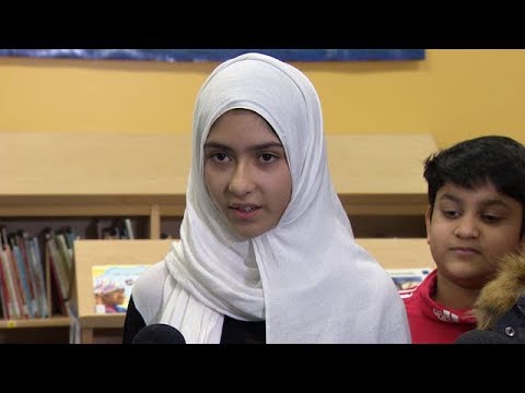 Girl "scared" after hijab attack