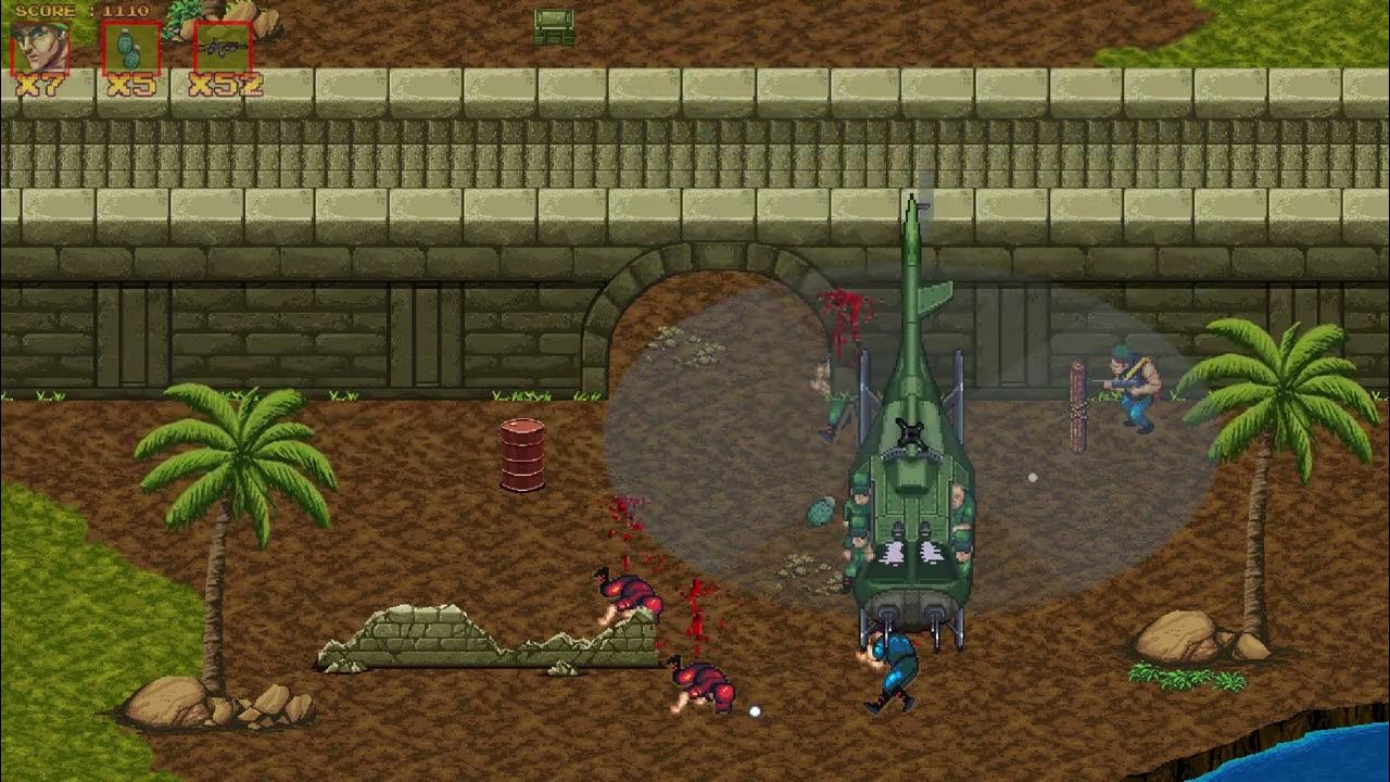 Mission 1985 Gameplay / A Retro Top Down Shooter YouTube