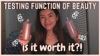 A Honest, Non-Sponsored Review of Function of Beauty: Are Customizable Hair Products Worth It?!
