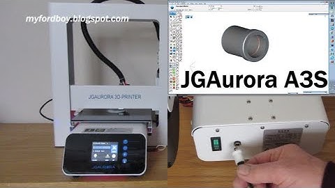 3D Printing From Design to Print With JGAurora A3S Inlet Plug Sleeve