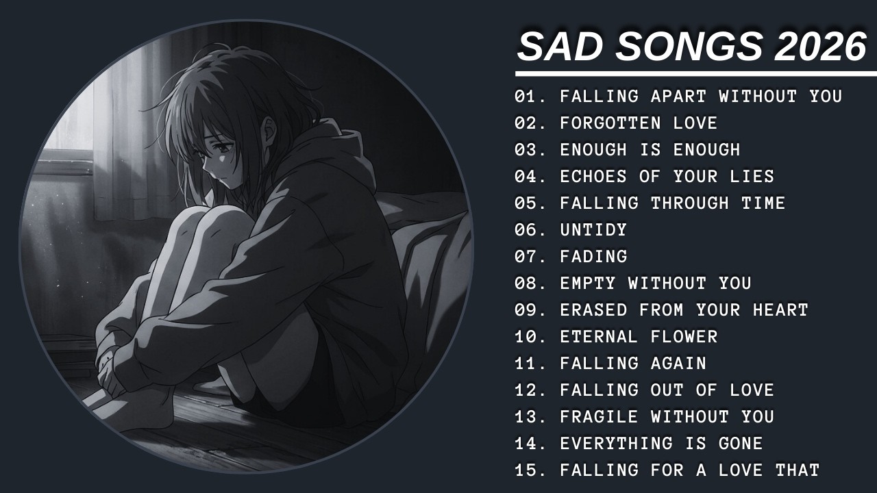 Sad Songs That Make You Cry at Midnight 💔 Slowed & Reverb Heartbreak Music Playlist for Lonely Souls