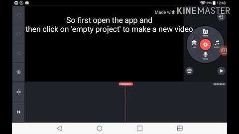 How to make a video with 