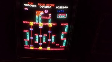 DONKEY KONG JUMPMAN RETURNS. Cocktail arcade game.