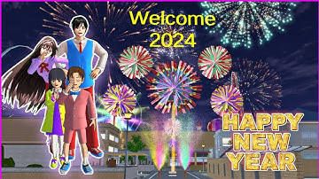 Happy New Year Sakubers and Welcome Year 2024 in Sakura School Simulator