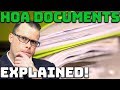 What You Need to Know About HOA Documents!