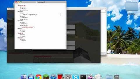 How To Configure Permissions & iChat - Minecraft Server