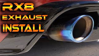 Mazda Rx8 Invidia Q300 Exhaust Install | Rx8 Exhaust system Sound