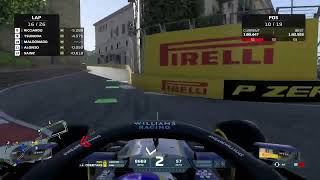 Is it possible to overtake in the Baku castle section? YES! #f1 #f1game