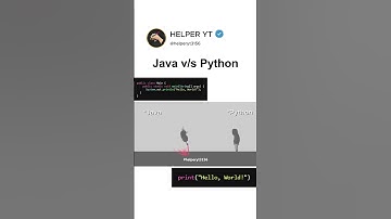 Print in Java vs Python 🔥 #java #python #codewithharry #programming