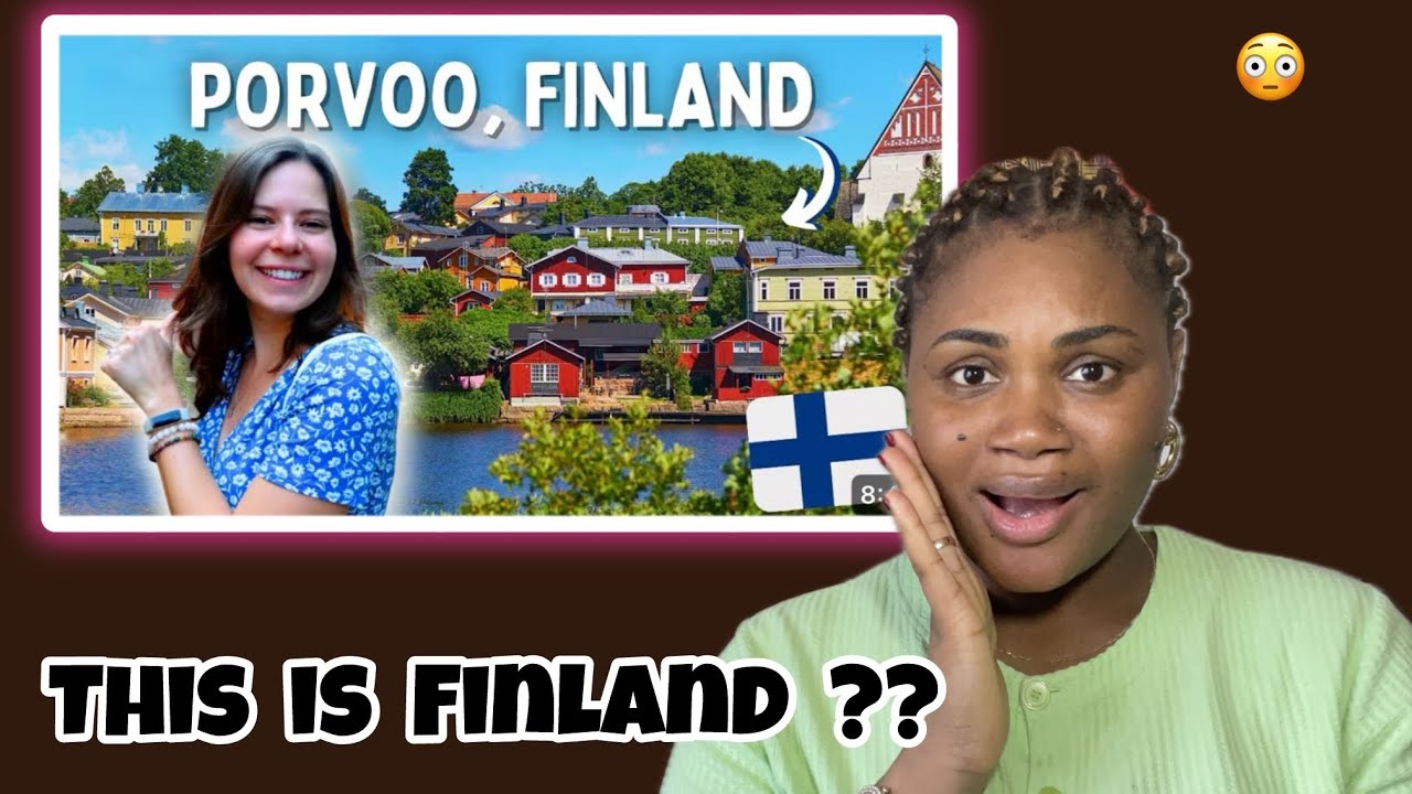Реакция на очаровательный ПОРВОО, ФИНЛЯНДИЯ | Летние путешествия