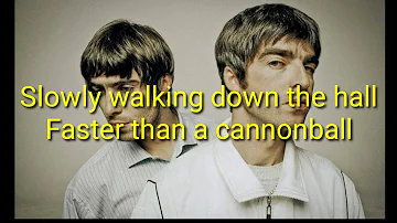 Oasis- Champagne Supernova lyrics (high quality audio)