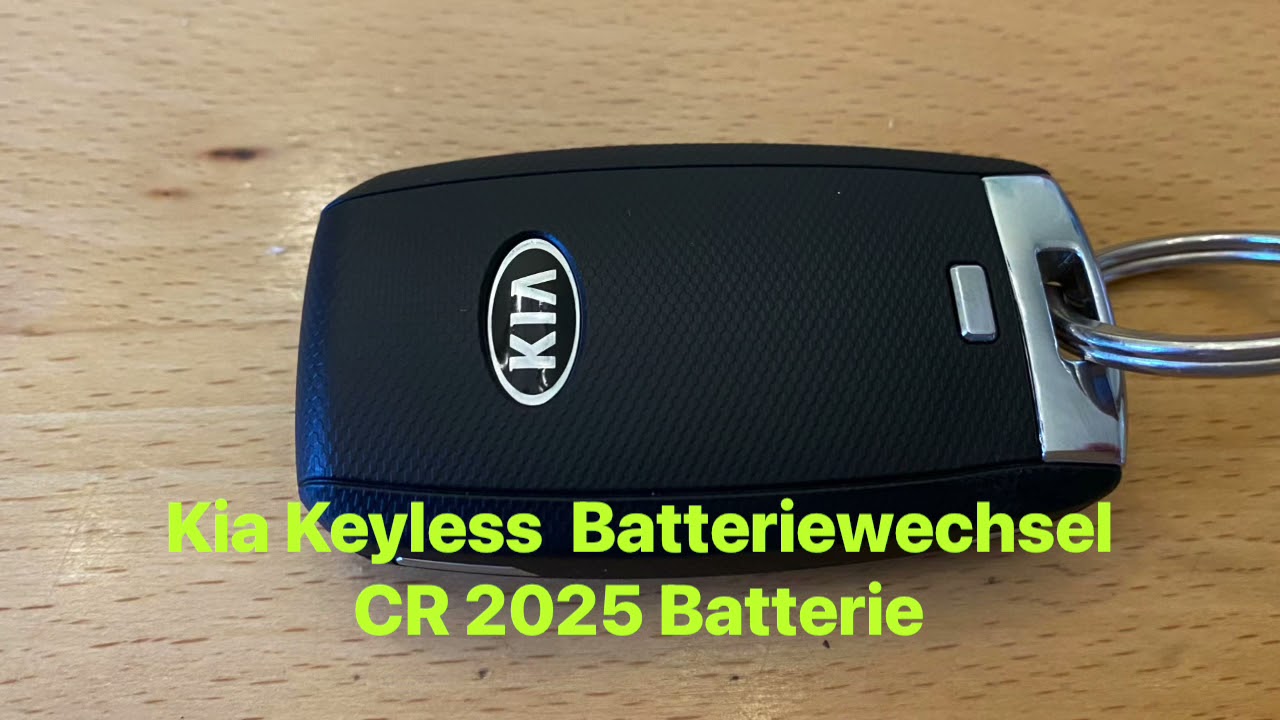 Kia Schlüssel Batterie wechseln (Anleitung 2024)