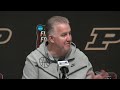 Pre nc state  purdue coach matt painter