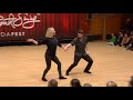 Improv West Coast Swing Dance - Ben Morris & Victoria Henk - Budafest 2020 Pro Show