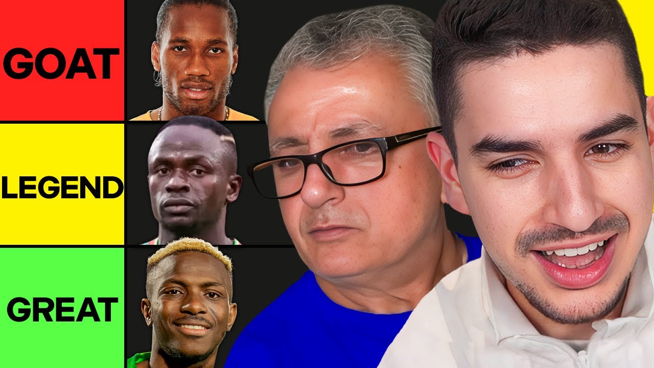Ranking The GREATEST African Players Ever With My Dad! (Tier List)
